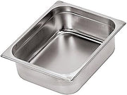 PADERNO World Cuisine 25 1/2 inches by 20 7/8 inches Stainless-steel Hotel Pan - 2/1 (depth: 6 inches)