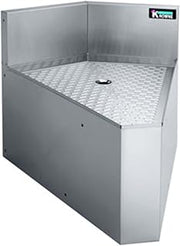 Krowne KR18-DRC45 - Royal 1800 Series 45 Degree Rear Angled Corner Drainboard