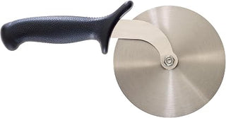 Mercer Culinary Millennia Pizza Cutter with Black Handle, 5 Inch Wheel, Stainless Steel