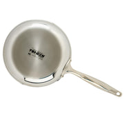 8" Silver Tri-Ply Stainless Steel Fry Pan by Winco – 8", 8.0 quarts, Stainless Steel, Silver, Model TGFP-8