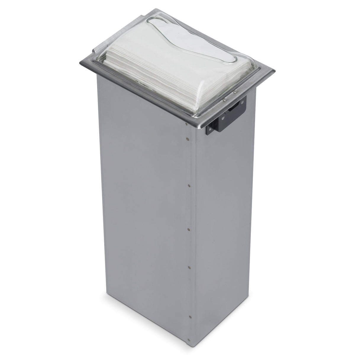H2005 Stainless Steel in-Counter Fullfold Control Napkin Dispenser by San Jamar – Stainless Steel, Stainless, Model H2005CLSS