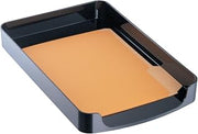 Officemate 2200 Series Executive Legal Tray, Front Load, Black (22242) (Pack of 6)