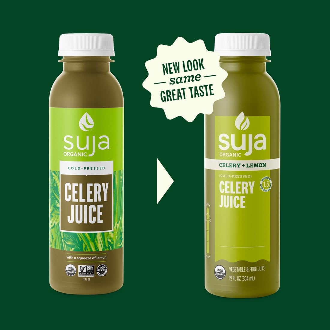 Cold Pressed Celery Juice by Suja – 12 Fl Oz (Pack of 6), Pack of 6