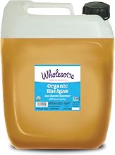 Wholesome Fair Trade Organic Blue Agave Nectar, Natural Low Glycemic Sweetener, Non GMO & Gluten Free, 5 gl (Pack of 1), (Packaging May Vary)