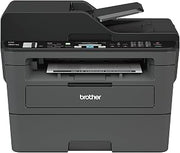Brother MFC-L2717DW All-in-One Laser Multifunction Printer, Compact Monochrome, Print Copy Scan Fax, Auto Duplex Printing, Wireless, 2-line LCD Display (Renewed)