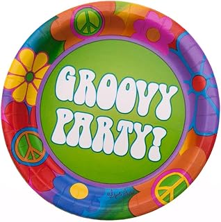 Creative Converting 60's Party 7" Plates