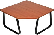 Global Industrial Corner Coffee Table, Cherry Top, 29-1/2" x 29-1/2"