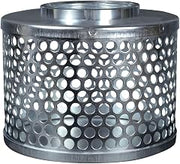 Round Hole Suction Strainers by Apache – 2" ID, Plated Steel, Silver, Model 70000504