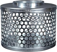 Round Hole Suction Strainers by Apache – 2" ID, Plated Steel, Silver, Model 70000504