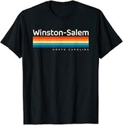 Winston-Salem NC North Carolina Retro Design T-Shirt