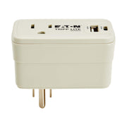 Eaton White Outlet Extender Power Strip + 2 USB Ports by TRIPP LITE – Gray, Model Sk10c32