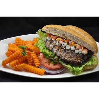 Double Red Provisions Beef Steak Sandwich by Holten Meat – 6 Ounce, Pack of 36
