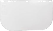 Face Shield Window for Jackson Safety Headgear, 8" x 15.5" x 0.06", Polycarbonate, Unbound, Clear (Case of 12), 29109