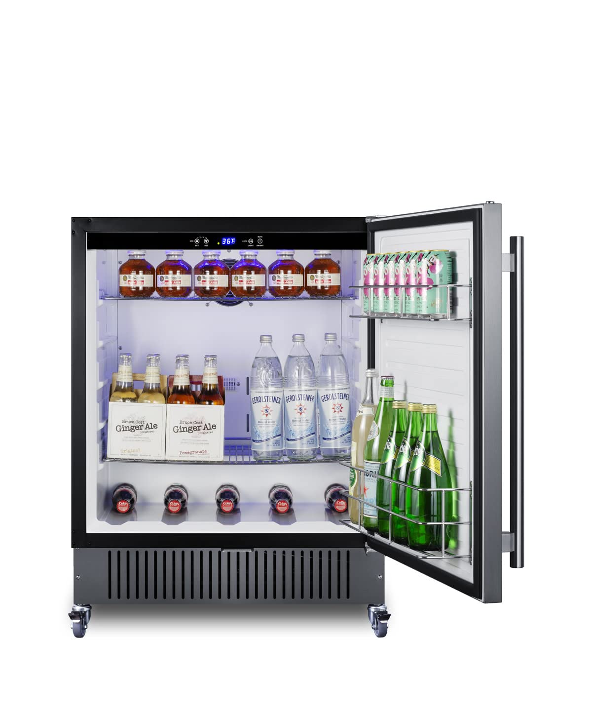 Summit Appliance Stainless steel/Black / 26.75x23.25x36.88 / 4.98 cubic_feet Categories
