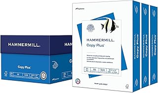 Hammermill Copy Plus 8.5 x 11-Inch Copy Paper, 20 lbs., 92 Bright, 3 Ream (1,500 Sheets) 105040
