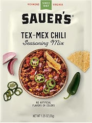 Sauer's Chili Seasoning Tex Mex, 1.25 Ounce (Pack of 1)