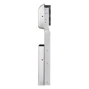 Recessed Trash Receptacle for 16" Cavities by GP PRO (Georgia-Pacific) – 17.2" L x 7.75" W x 56" H, 12.0 gallons, Stainless Steel, Model 59491