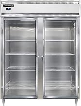 DL2FE-SS-GD Designer Line Extra-Wide Two Section Reach In Glass Door Freezer, 57" W, Full Stainless
