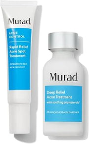 Murad Acne SOS Dual Treatment Combo - Rapid and Deep Relief Acne Spot Treaments for Maximum Strength Clearing and Prevention of Deep Painful Breakouts, Set of 2