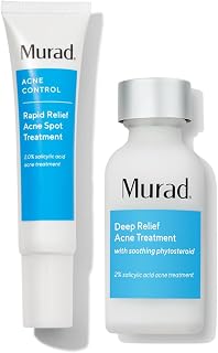 Murad Acne SOS Dual Treatment Combo - Rapid and Deep Relief Acne Spot Treaments for Maximum Strength Clearing and Prevention of Deep Painful Breakouts, Set of 2
