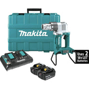 18V X2 LXT® Lithium-Ion (36V) Brushless Cordless Shear Wrench Kit (5.0Ah) by Makita – Teal, Model XTW01PT