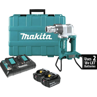18V X2 LXT® Lithium-Ion (36V) Brushless Cordless Shear Wrench Kit (5.0Ah) by Makita – Teal, Model XTW01PT