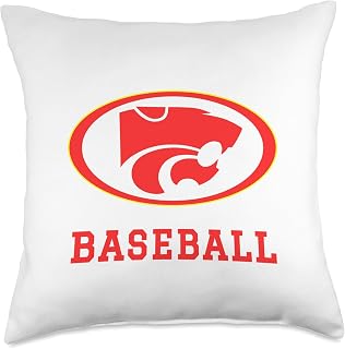 Carlisle High School Wildcats Baseball Throw Pillow