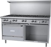 Garland G60-10RS G Starfire Pro Series Gas Restaurant Range 60"W with (10) 33,000 BTU Open Burners, (1) Standard Oven & (1) Storage Base