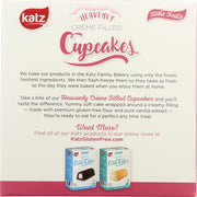 Chocolate Creme Filled Cupcake by Katz Gluten Free – 1.17 Ounce (Pack of 6), Pack of 6