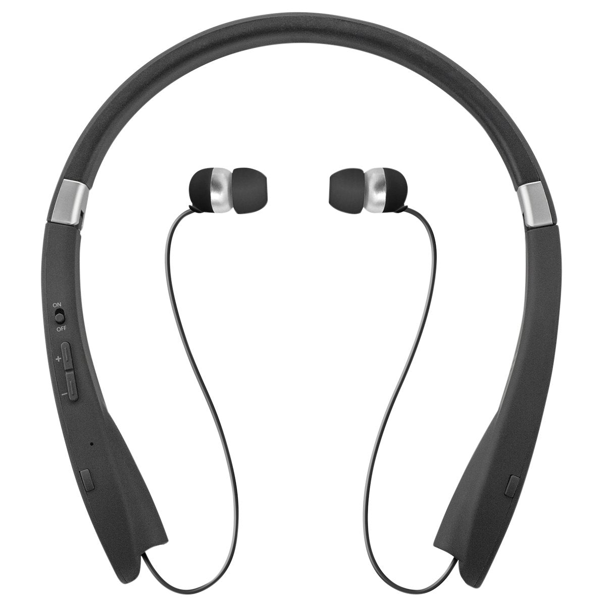 MobileSpec Premium Stereo Bluetooth Headphones - Black by Mobile Spec – Universal, Plastic, Black, Model MBS11182