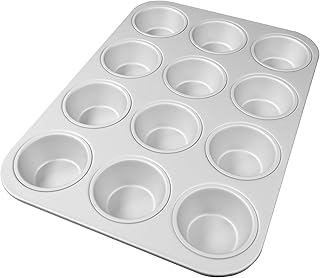 Fat Daddio's Anodized Aluminum Standard Muffin Pan, 11.2 x 15.8 Inch