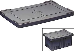 LEWISBins+ CDC3040-XL ESD-Safe Divider Box Heavy-Duty Solid Cover for DC3000 Series Container, Black