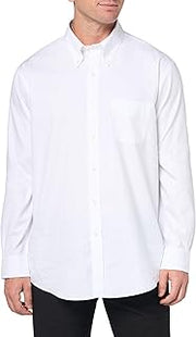 Brooks Brothers Men's Non-Iron Polo Button Down Pinpoint Regular Dress Shirt