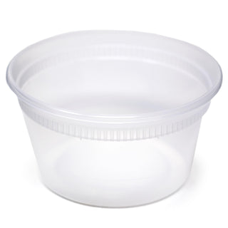 12 oz DELItainer Clear Round Deli Container Combo Pack 240/CS by Newspring – 12 oz., 12.0 ounces, Polypropylene, Translucent, Model YL2512