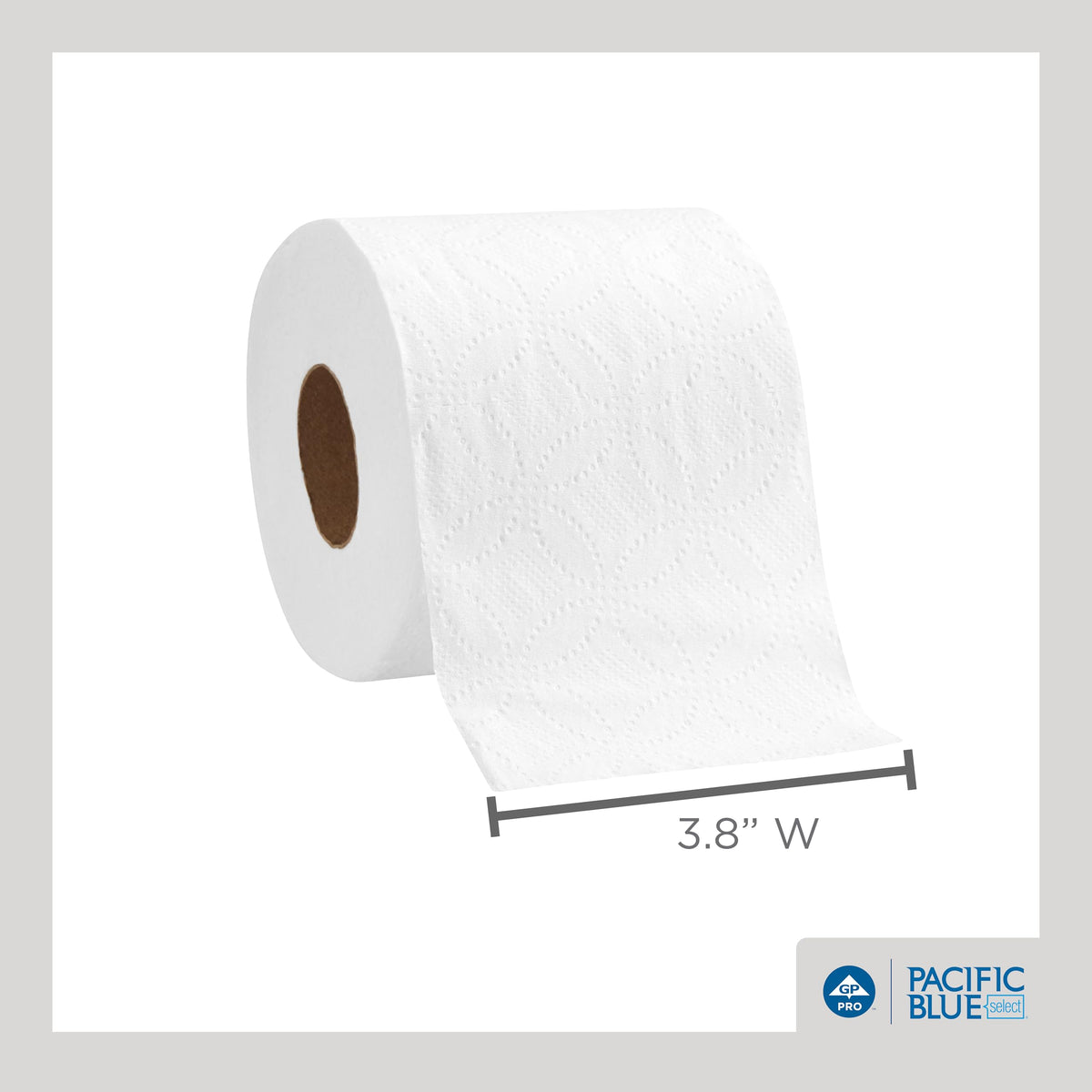 Blue Select 2-Ply Embossed Toilet Paper by Georgia-Pacific – 80 Count (Pack of 1), Paper, White, Pack of 80, Model 18280/01