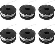 Steelite 6-Pack Replacement Weed Wacker Spools Compatible with DG501, DG503, DG511, DG513 & DG307 Lawn Mower Combo Trimmers, Pre-Wound String Trimmer Line Refills, Easy-Install Replacement Spools