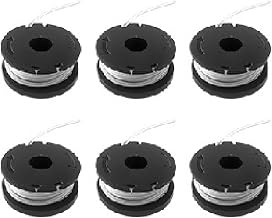 Steelite 6-Pack Replacement Weed Wacker Spools Compatible with DG501, DG503, DG511, DG513 & DG307 Lawn Mower Combo Trimmers, Pre-Wound String Trimmer Line Refills, Easy-Install Replacement Spools
