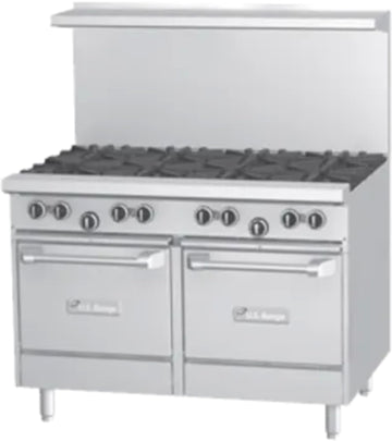 U Series 48" Gas Restaurant Range with (4) by Garland – Stainless Steel, Model U48-4G24RS