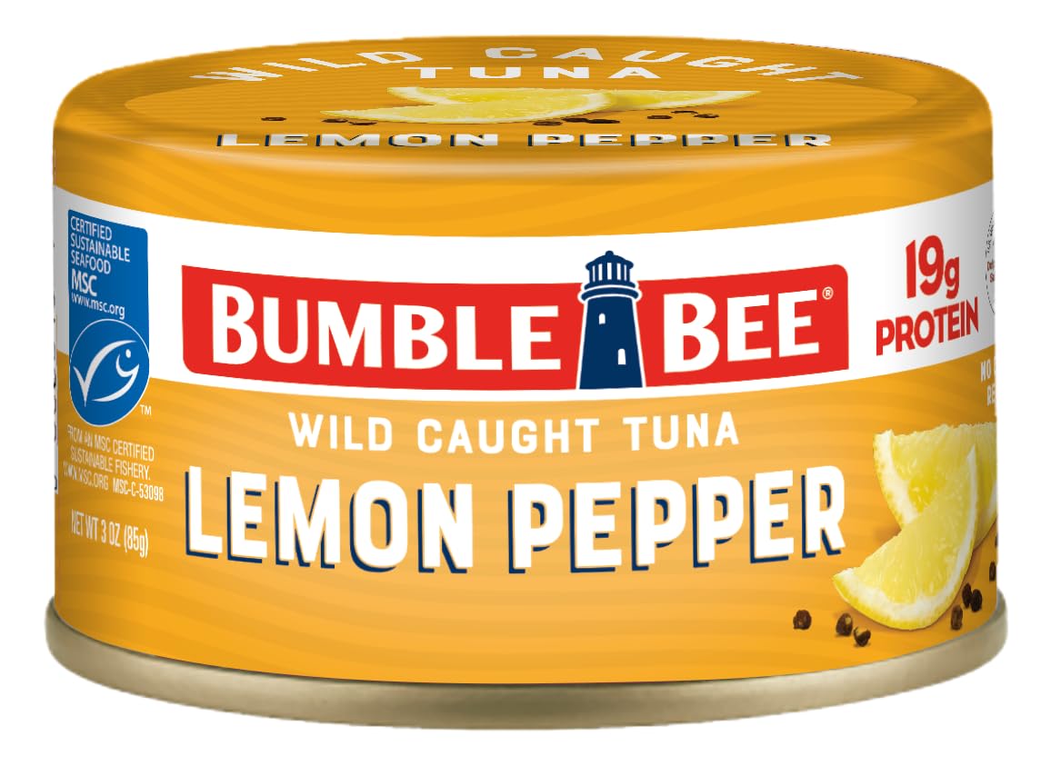 Bumble Bee Lemon Pepper / 3 Ounce (Pack of 1) / 1 Tuna Fish