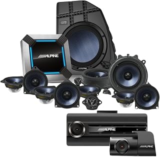 Alpine PSS-TSLA-21Y 13-Speaker Sound System with DVR-C310R Dashboard Camera