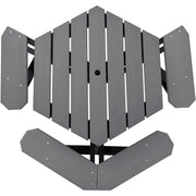 Global Industrial Grey / Industrial / 1 Picnic Tables