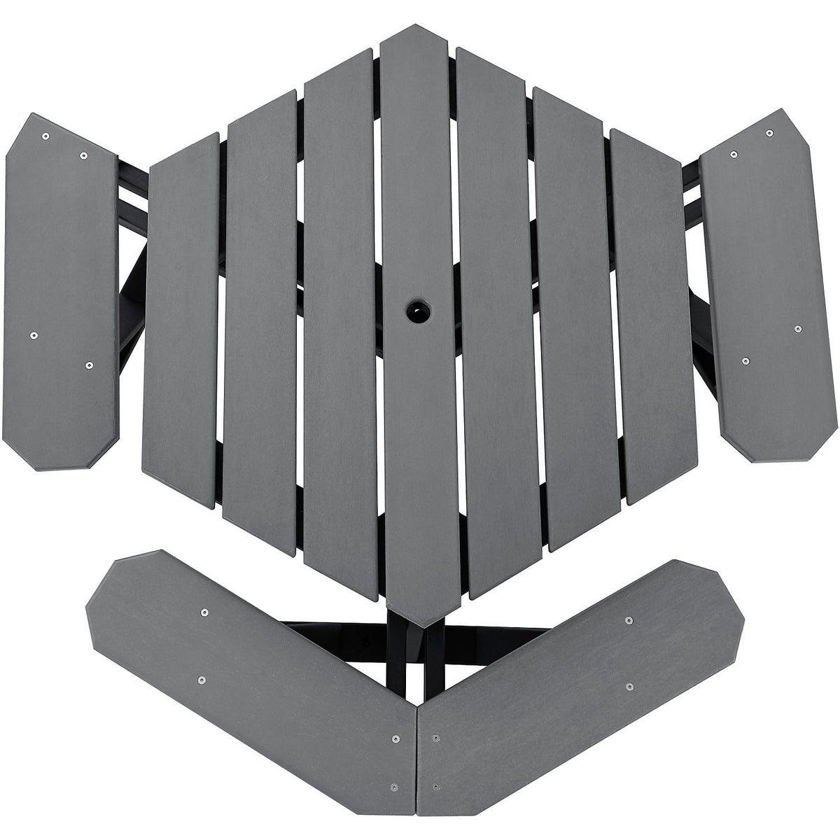 Global Industrial Grey / Industrial / 1 Picnic Tables