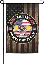US Chemical Corps Afghanistan Combat Veteran Double Sided Flag Outdoor Indoor Lightweight Garden Decor33