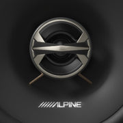 EL-E65-G 6.5-Inch 2-Way Coaxial Speakers with Grille Bundle by Alpine – Plastic, Model AL-EL-E65-G+EL-E65-G