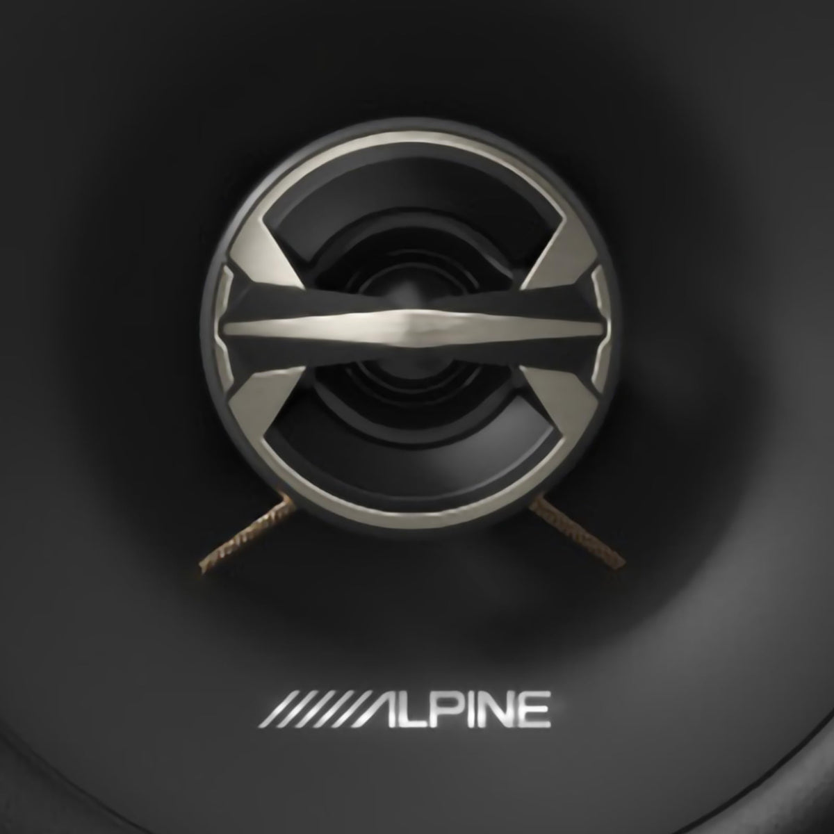 EL-E65-G 6.5-Inch 2-Way Coaxial Speakers with Grille Bundle by Alpine – Plastic, Model AL-EL-E65-G+EL-E65-G