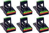 (Pack of 6) JT Eaton 410 Jawz Large Plastic Rat Trap with High Tension Spring for Solid or Liquid Bait