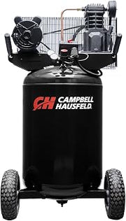 Campbell Hausfeld 30 Gallon Vertical Air Compressor, Dual Voltage, 135 PSI