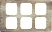 HUBERT Cold Food Tile 1/6 Size Reclaimed Wood Melamine Cold Tile - 21" L x 12 3/4" W
