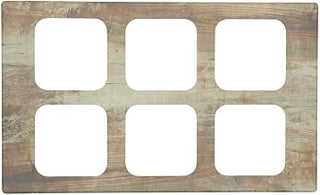 HUBERT Cold Food Tile 1/6 Size Reclaimed Wood Melamine Cold Tile - 21" L x 12 3/4" W
