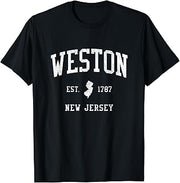 Weston NJ Vintage Athletic Sports JS01 T-Shirt